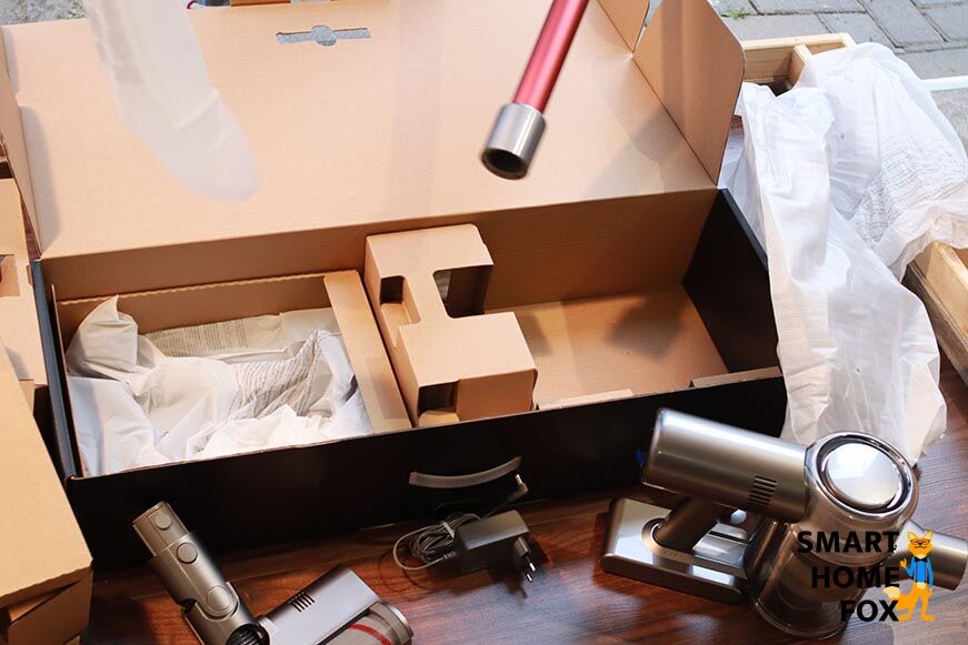 Dreame V11 in its packaging